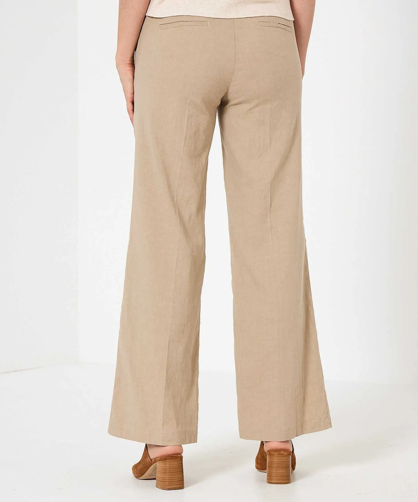 cambio_wide_leg_pants_lin_2.webp Wide Leg Pants Linen Mix Amelie*Cambio Sale
