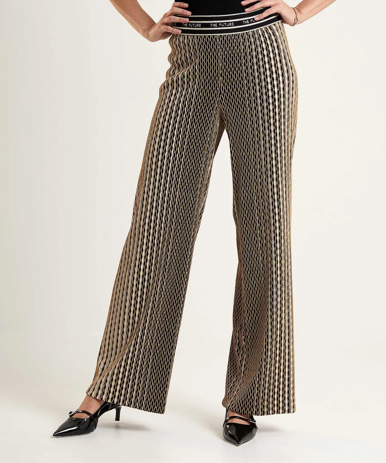 cambio_wide_leg_pants_wit_2.webp Wide Leg Pants With Lurex Allison*Cambio Hot