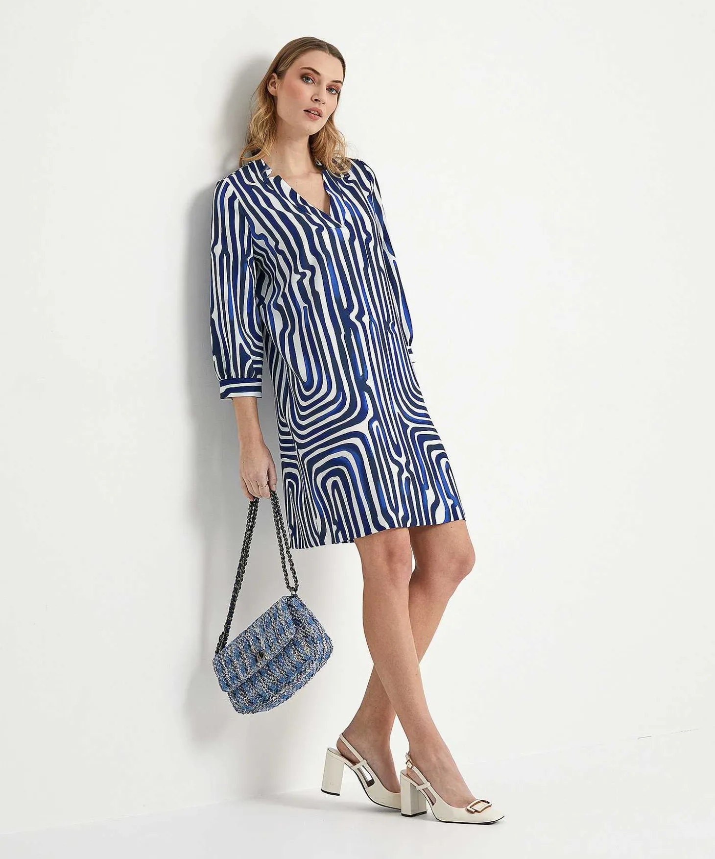 caroline_biss_dress_fancy_1.webp Dress Fancy Stripe*Caroline Biss Best