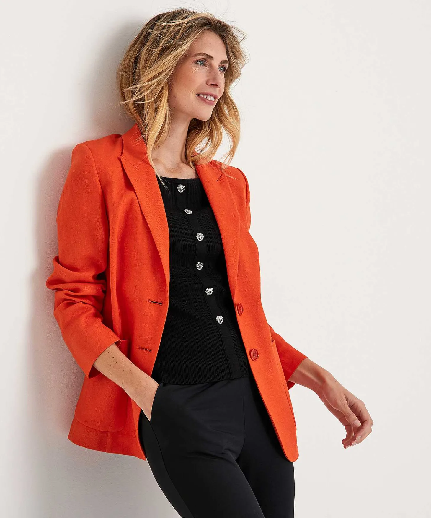 caroline_biss_offshoulder_2.webp Off-Shoulder Top With Buttons*Caroline Biss Online