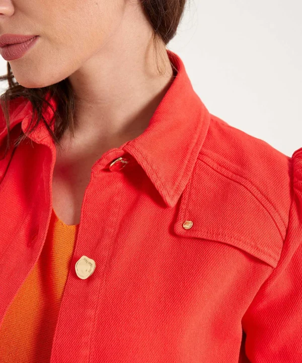 Short Jacket Puff Sleeve*Caroline Biss Store