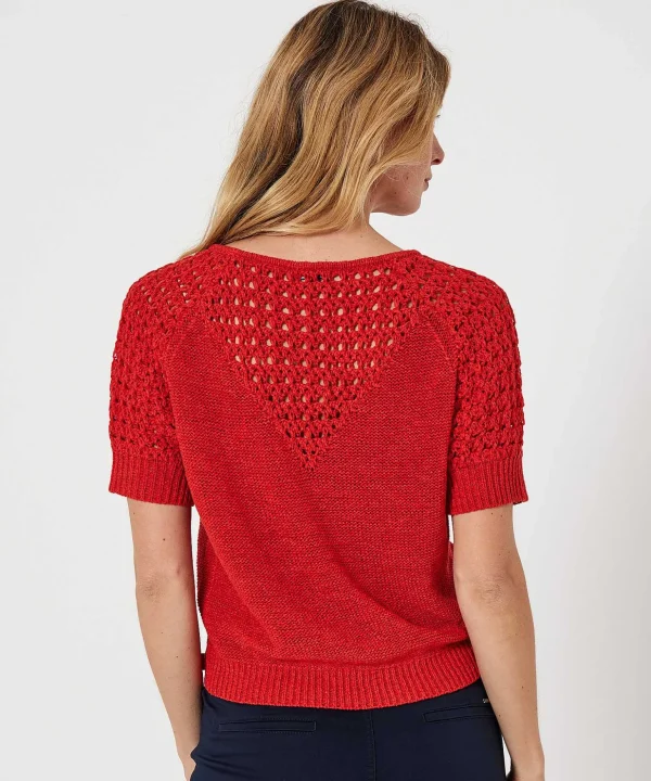 Sweater Ribbon Yarn Openwork*Caroline Biss Store