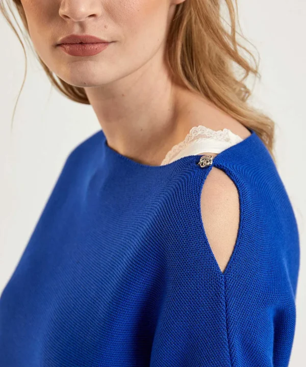 Sweater With Open Shoulder*Caroline Biss Clearance