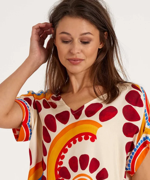 Top Ethnic Print*Caroline Biss Best Sale