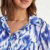 Cotton Voile Blouse Ikat** Best