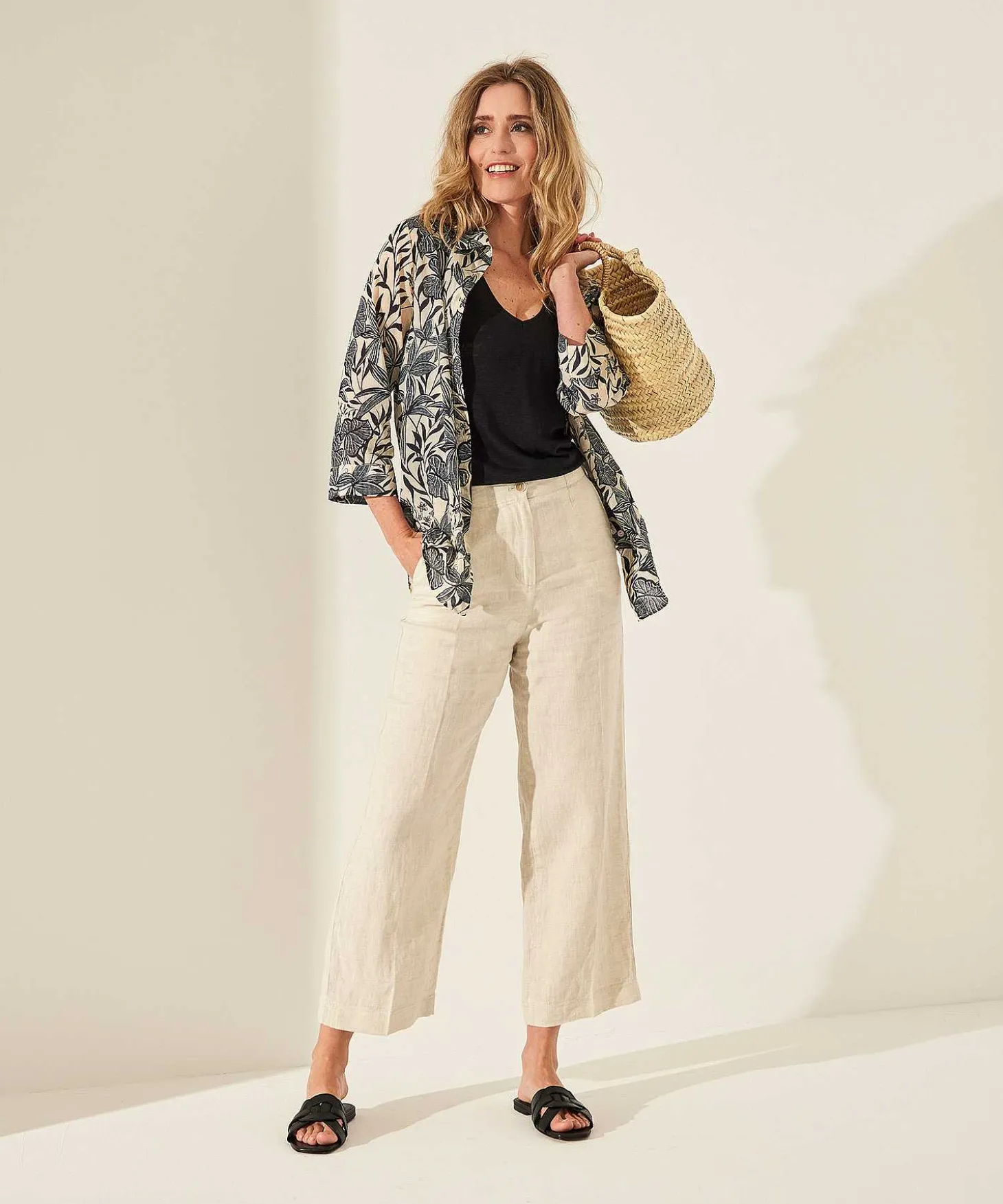 cotton_voile_blouse_leaf_3.webp Cotton Voile Blouse Leaf Print** Discount
