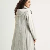 Raincoat With Pleated Details Doris*Creenstone Best Sale