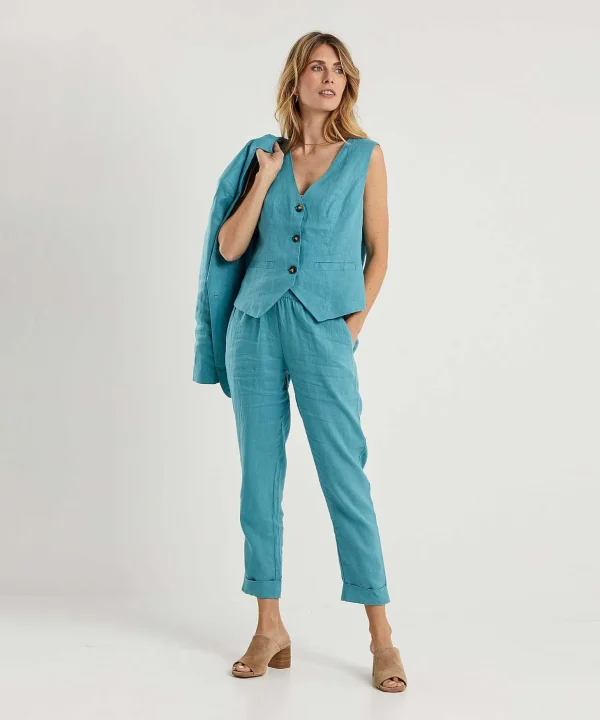 Linen Gilet*Emotions Discount