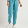 Linen Trousers With Turn-Up*Emotions Sale