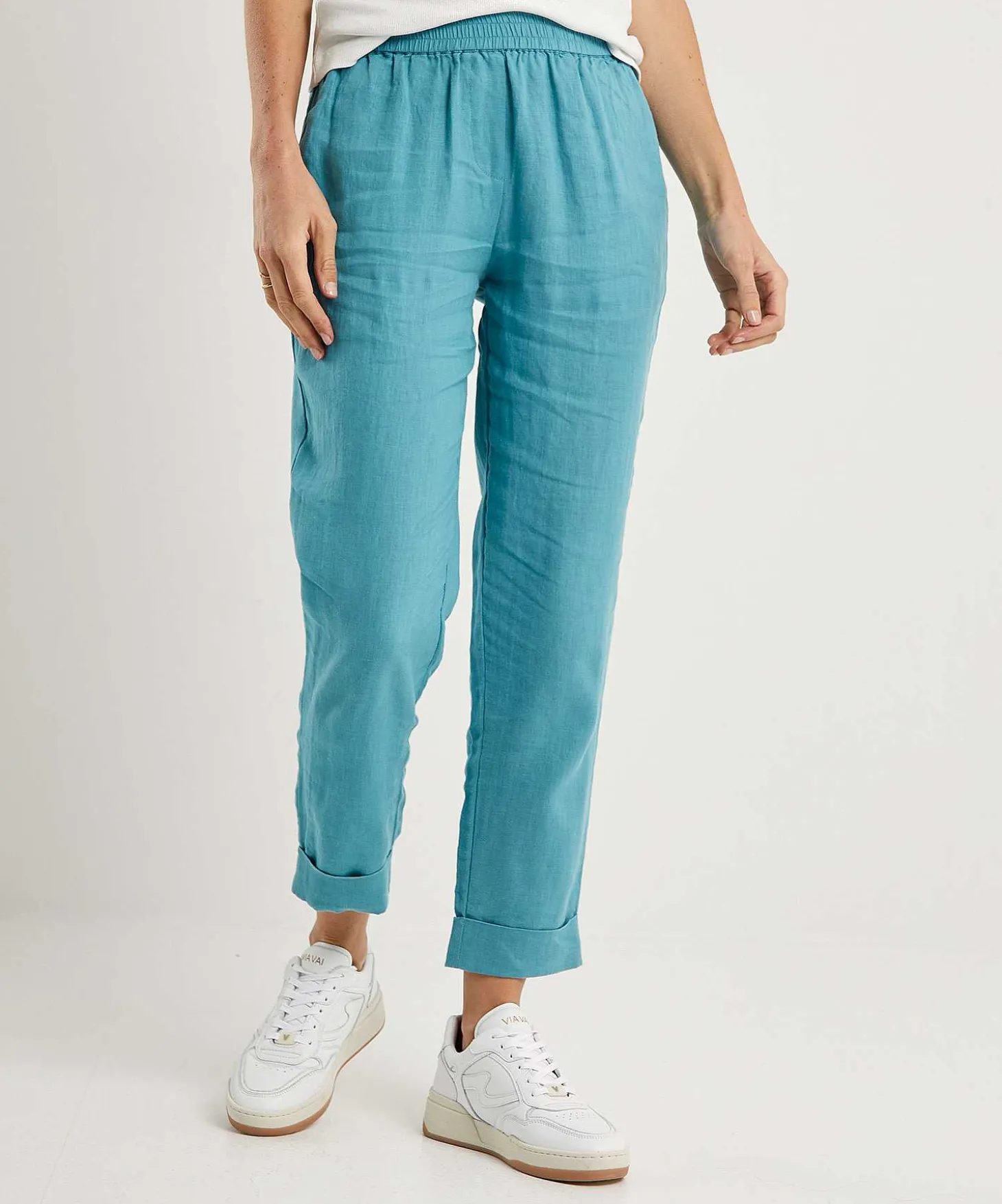 emotions_linen_trousers_w_0.webp Linen Trousers With Turn-Up*Emotions Sale