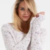 Ribbon Yarn Sweater V-Neck*Emotions Discount