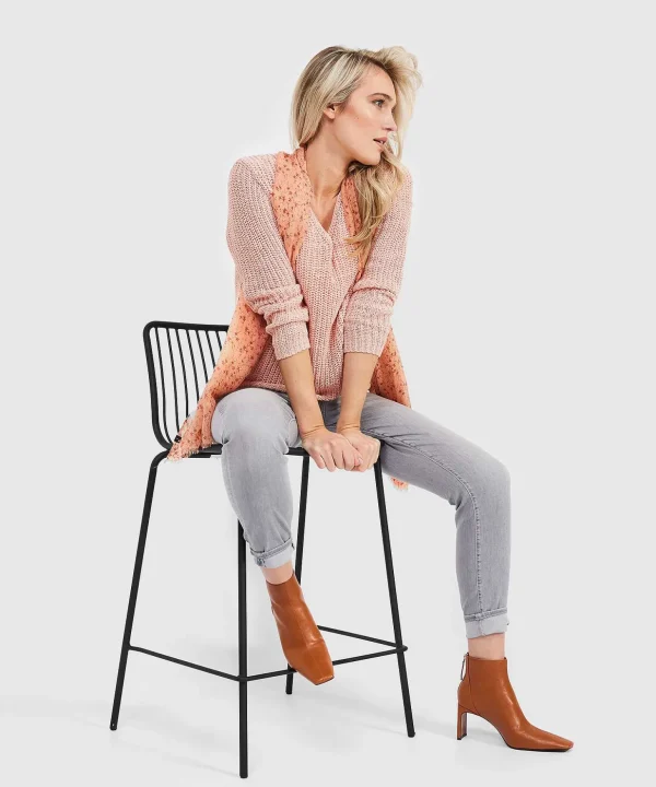 Ribbon Yarn Sweater*Emotions Outlet