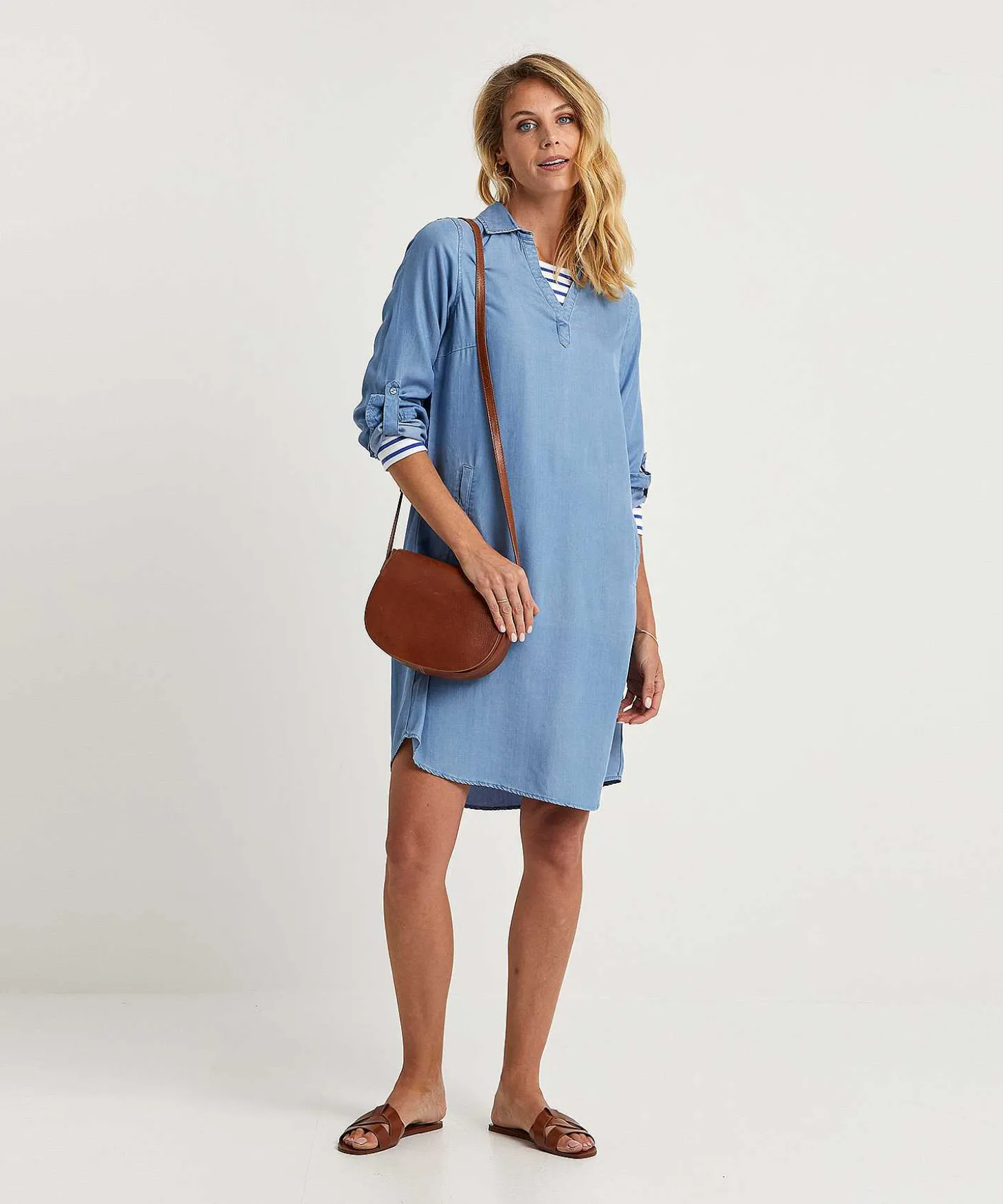 emotions_soft_denim_shirt_2.webp Soft Denim Shirt Dress*Emotions Fashion