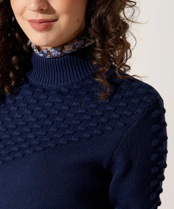 Turtleneck Sweater With Polka Dots*Emotions Outlet