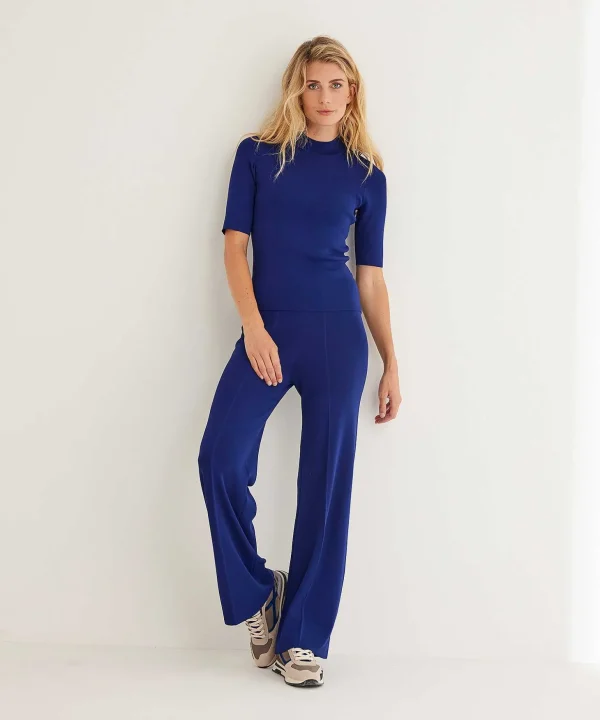 Wide Leg Trousers Crepe*Emotions New