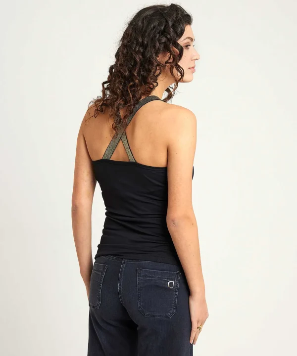Essentials Crossback Singlet Lurex** Flash Sale
