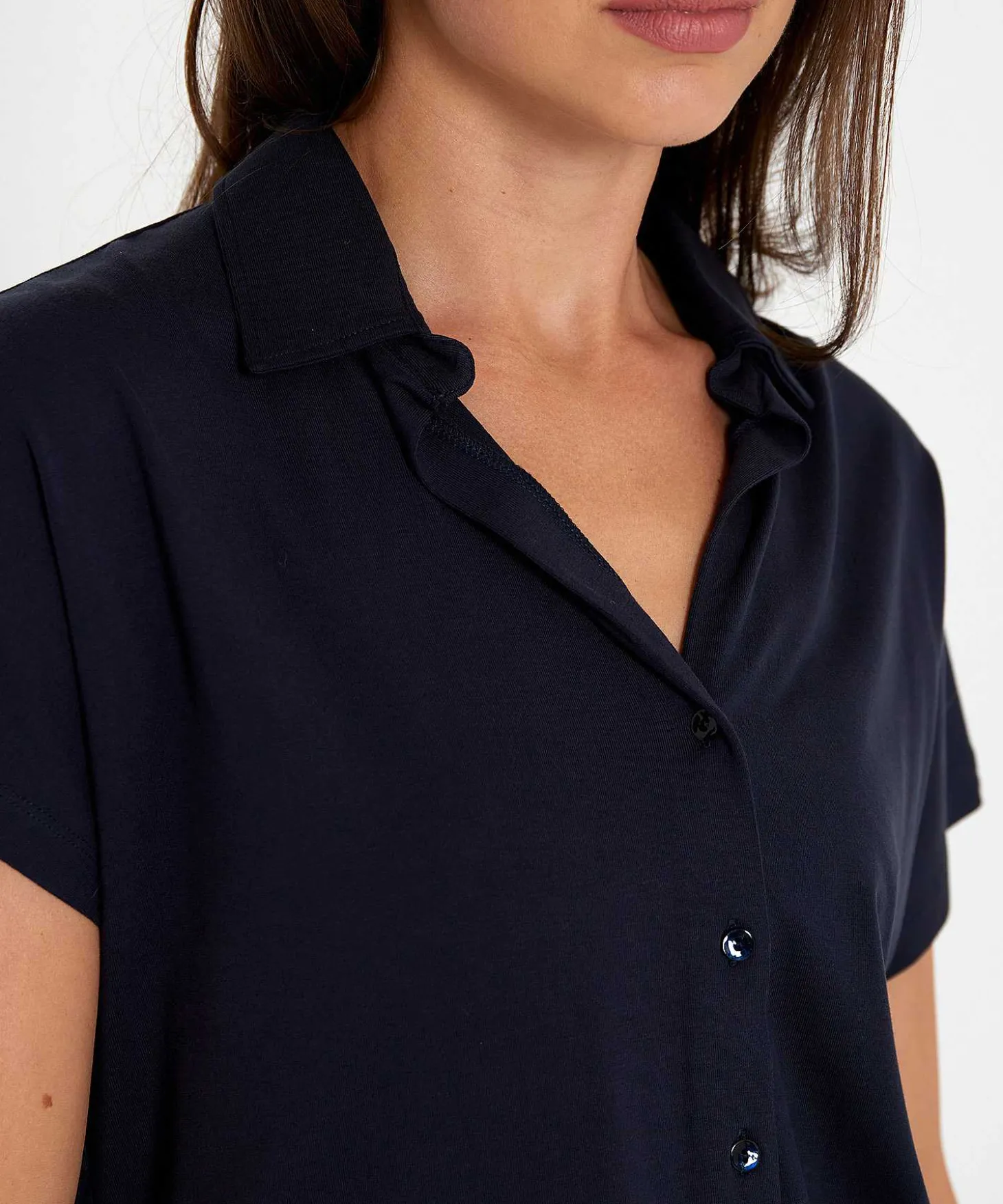 essentials_polo_blouse_s_0-2.webp Essentials Polo Blouse Shirt** Cheap