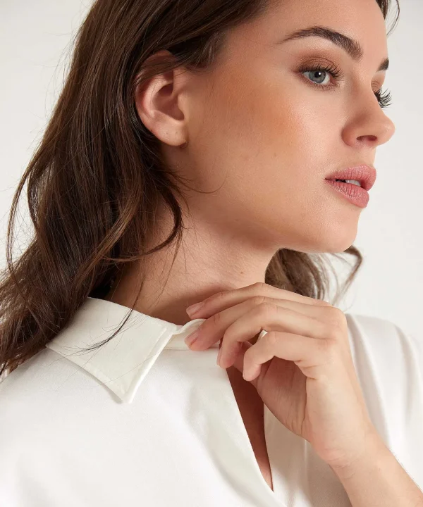 Essentials Polo Blouse Shirt** Clearance