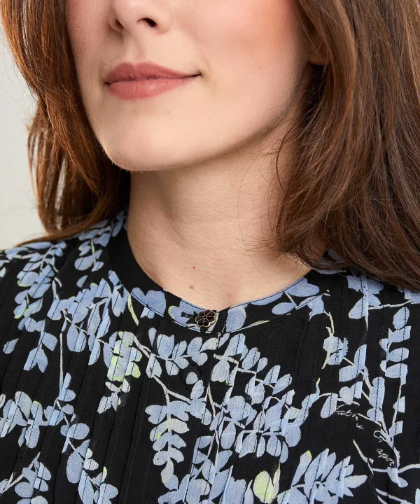 Blouse Leaf Print Ferry*Fabienne Chapot Flash Sale