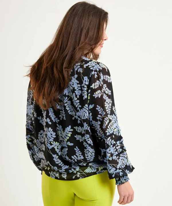 Blouse Leaf Print Ferry*Fabienne Chapot Flash Sale