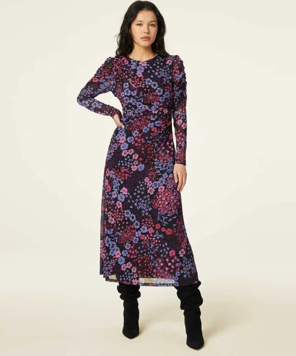 Mesh Dress Floral Print Bella*Fabienne Chapot Best