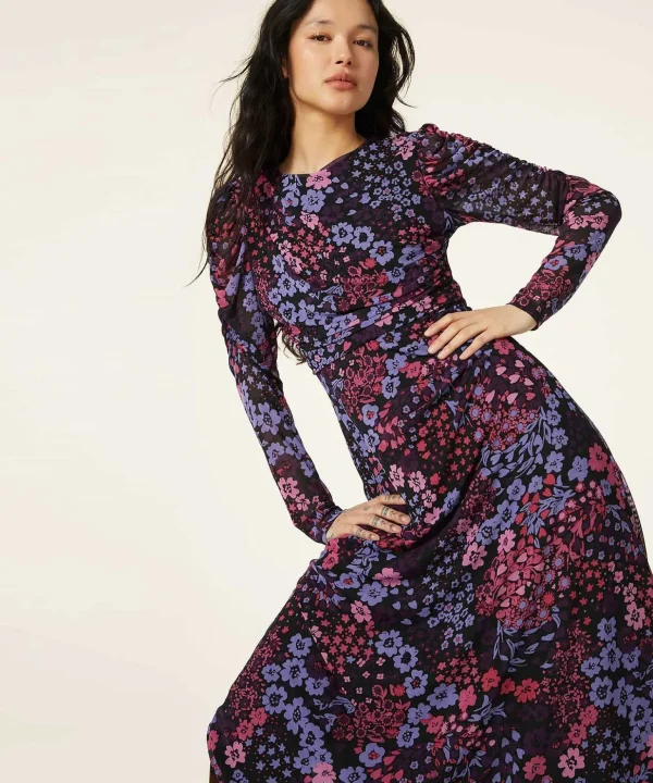 Mesh Dress Floral Print Bella*Fabienne Chapot Best
