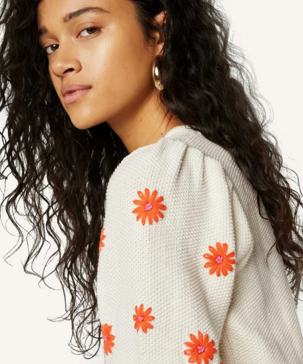 Short Sleeve Sweater Rice*Fabienne Chapot Sale