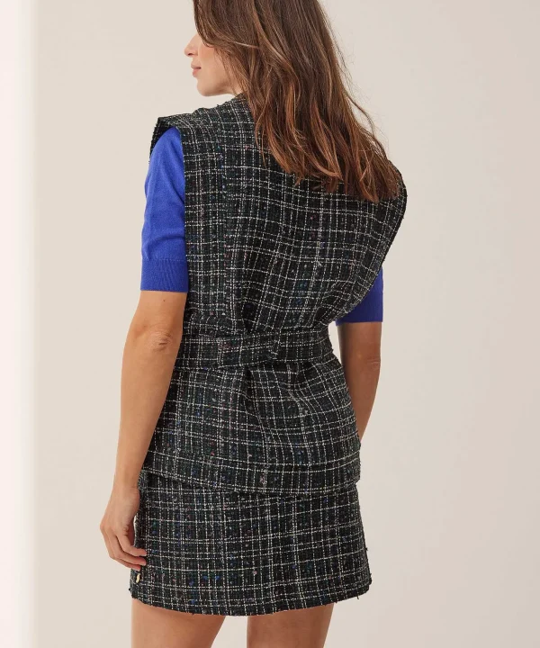 Tweed Gilet Lurex Lionel*Fabienne Chapot Clearance