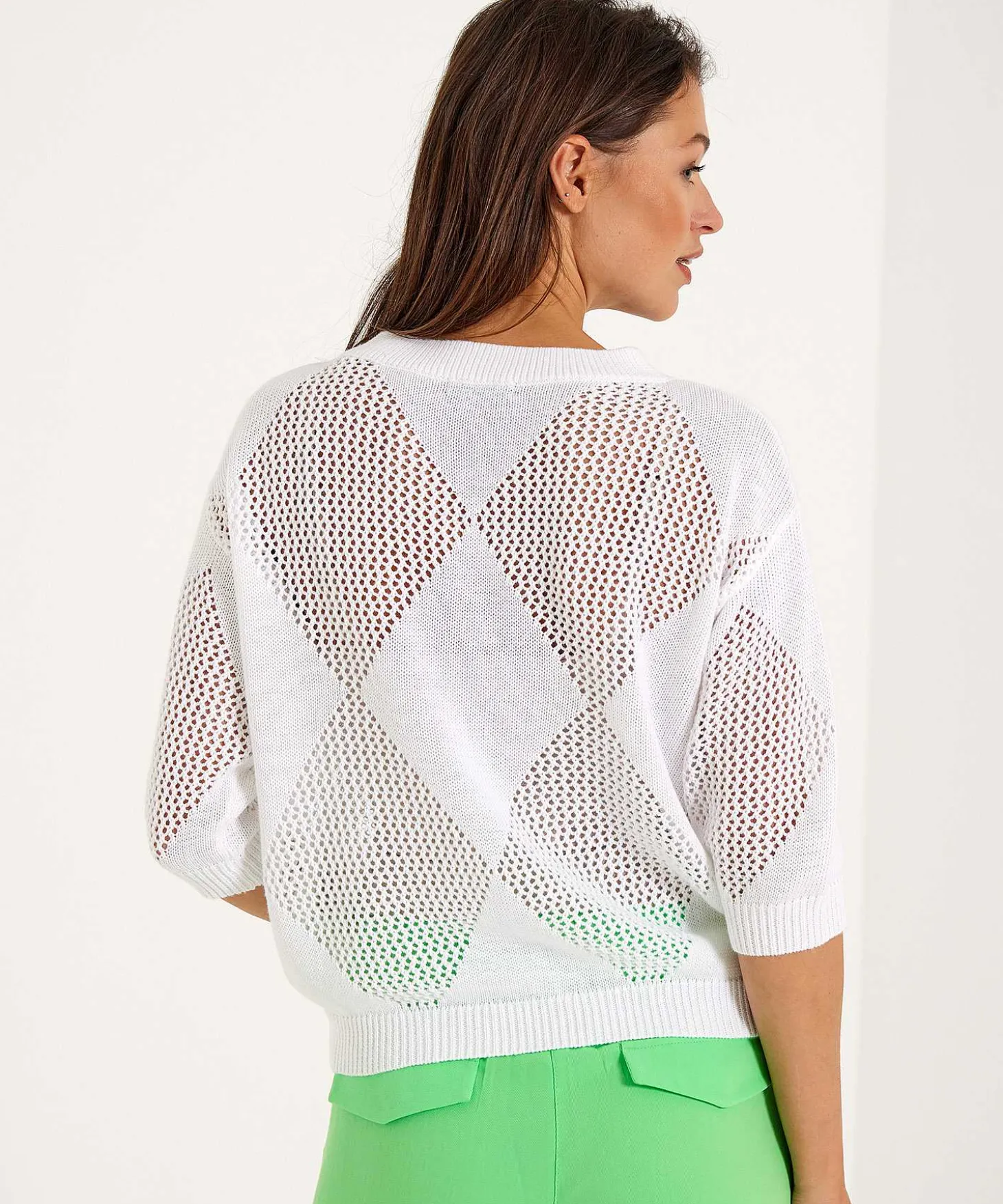 giulia_e_tu_ajour_sweater_0-5.webp Ajour Sweater Argyle*GIULIA E TU Discount