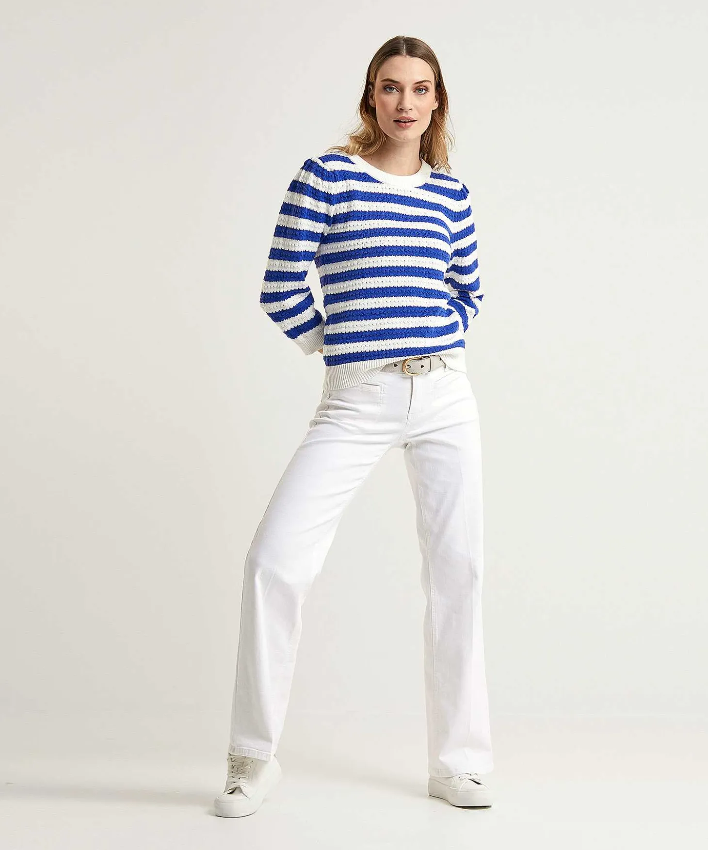 giulia_e_tu_ajour_sweater_0.webp Ajour Sweater Stripes*GIULIA E TU Online
