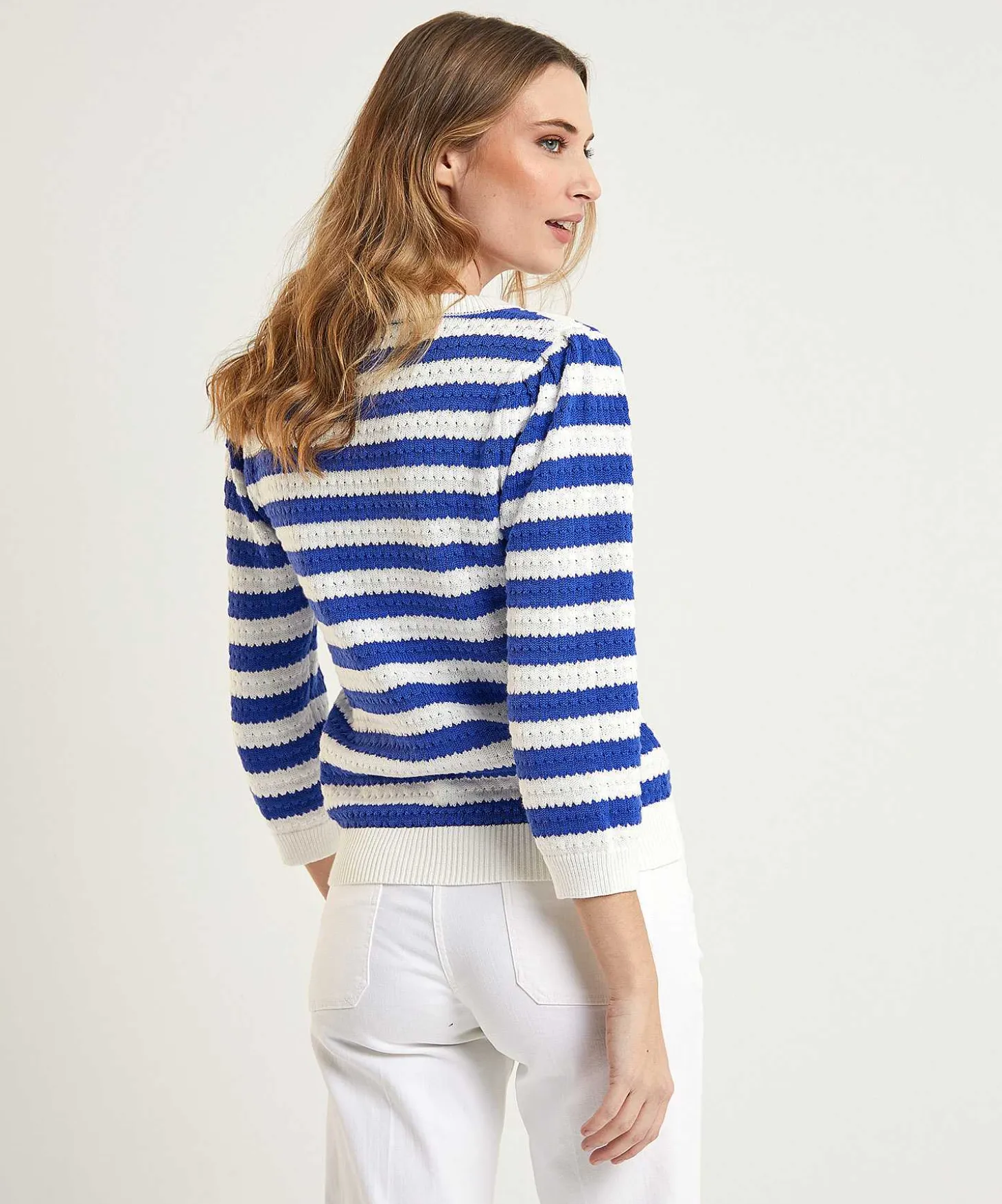 giulia_e_tu_ajour_sweater_1.webp Ajour Sweater Stripes*GIULIA E TU Online