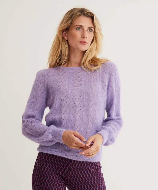 Ajour Sweater Alpaca Mix*GIULIA E TU Cheap