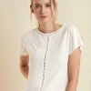 Blouse Fancy Tape*GIULIA E TU Best Sale