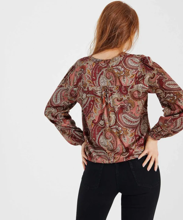 Blouse Paisley Print*GIULIA E TU Cheap