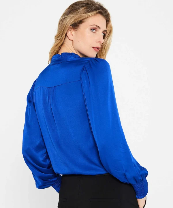 Blouse Satin Smock*GIULIA E TU Sale