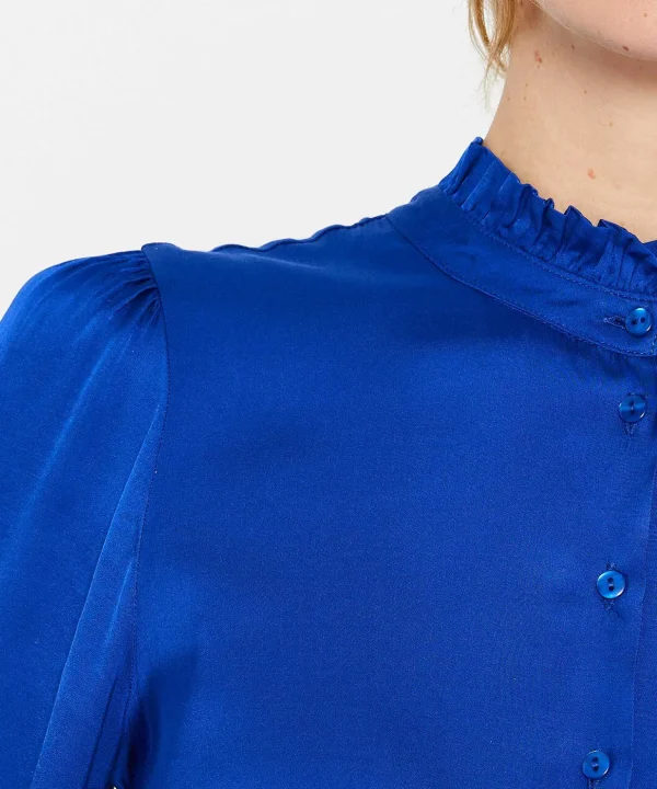 Blouse Satin Smock*GIULIA E TU Sale