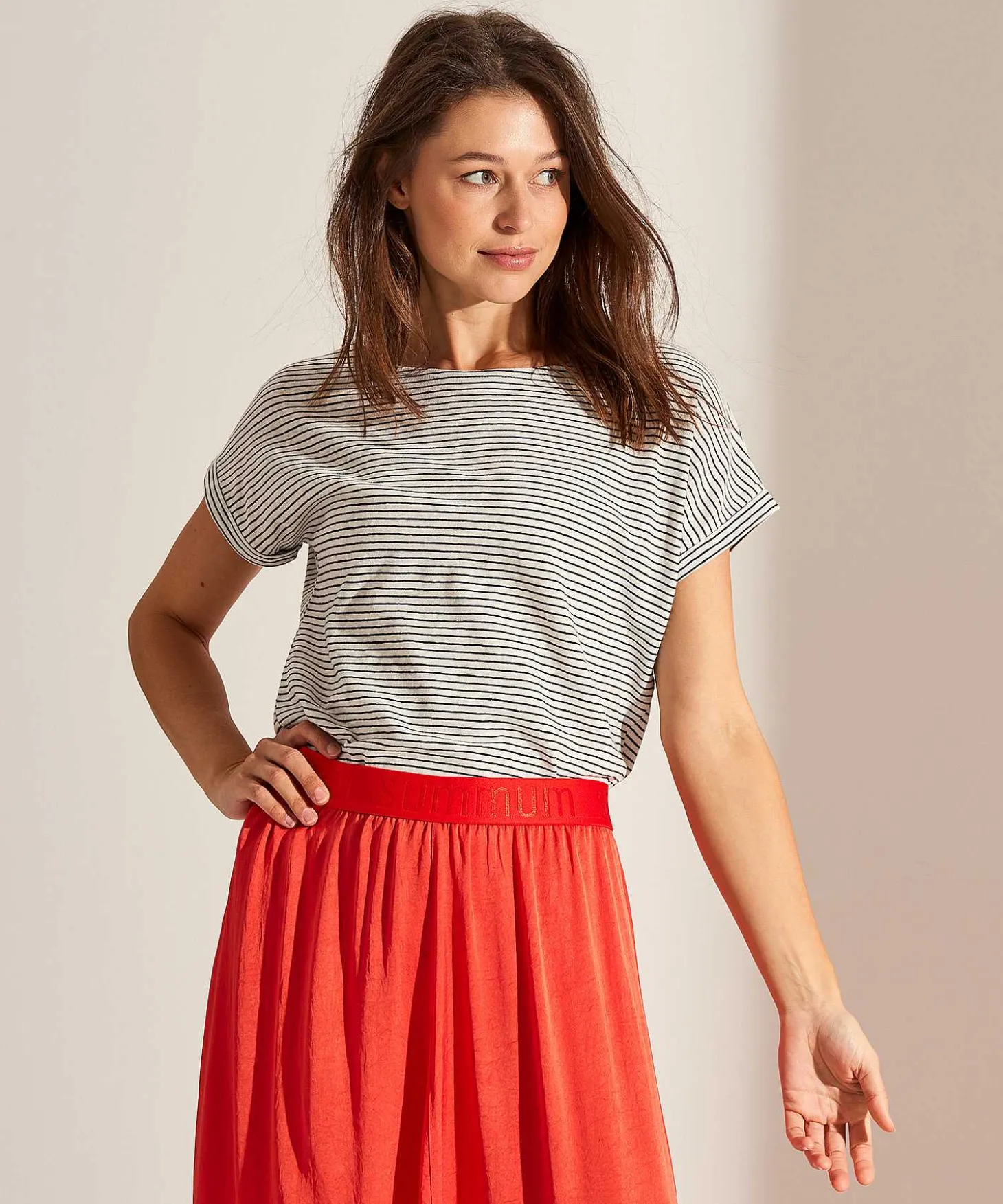 giulia_e_tu_boat_neck_shi_3.webp Boat Neck Shirt Fine Stripes*GIULIA E TU Outlet