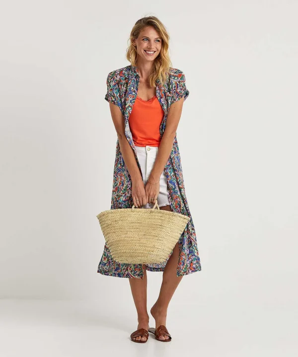Button-Down Dress Multi Paisley*GIULIA E TU Cheap