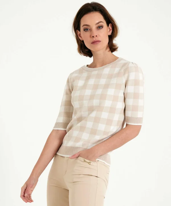 Checked Sweater*GIULIA E TU Discount