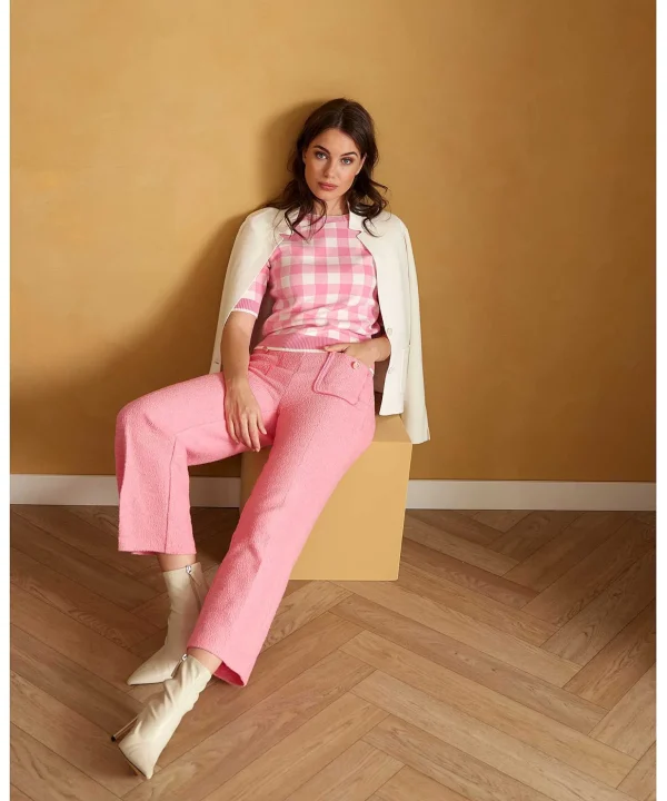 Checked Sweater*GIULIA E TU Clearance