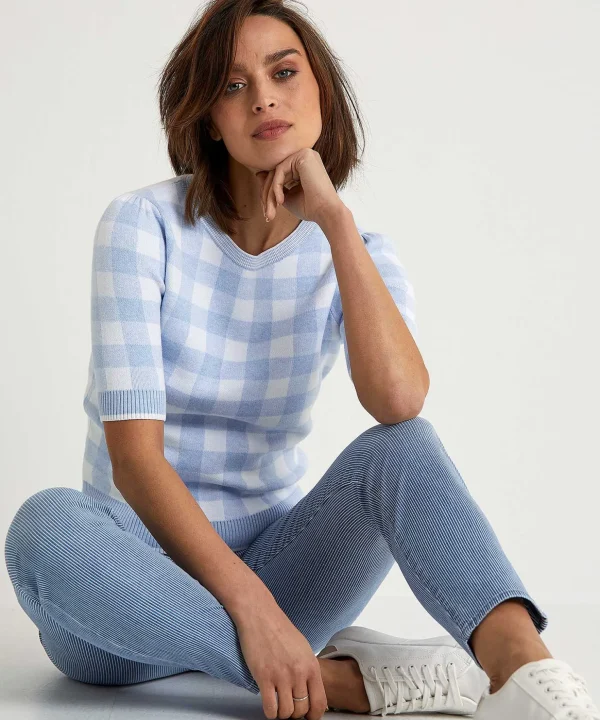 Checked Sweater*GIULIA E TU Shop