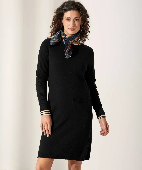Knit Dress With Pocket*GIULIA E TU Hot