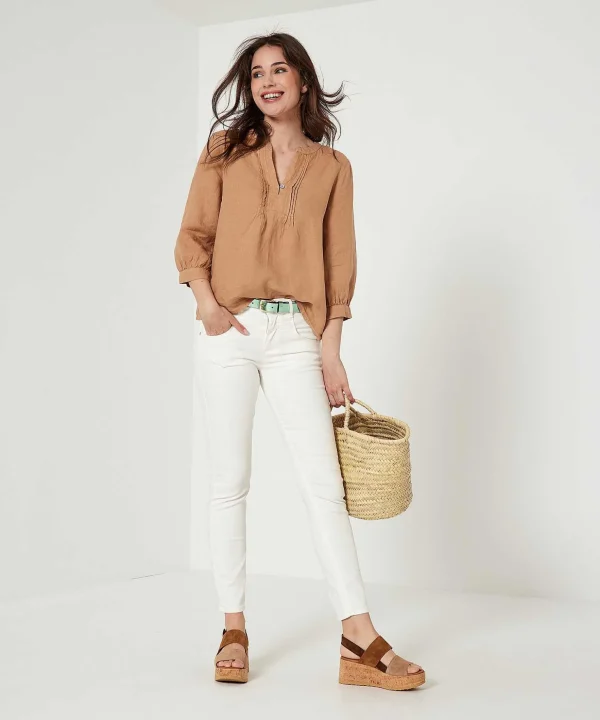 Linen Blouse*GIULIA E TU Cheap