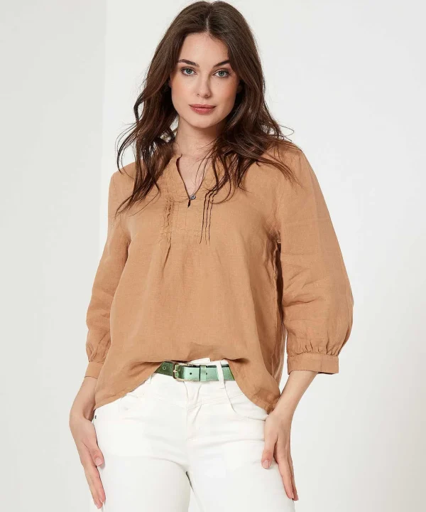 Linen Blouse*GIULIA E TU Cheap