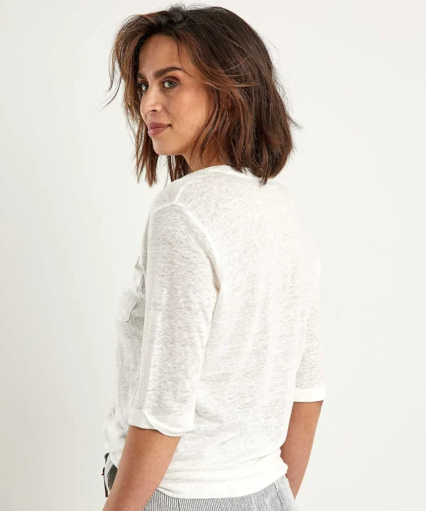 Linen Blouse Shirt*GIULIA E TU Best Sale