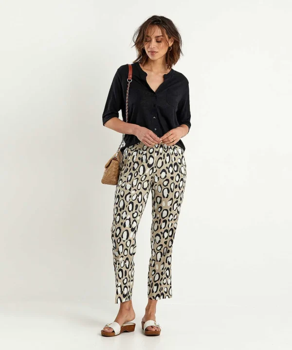 Linen Blouse Shirt*GIULIA E TU Hot
