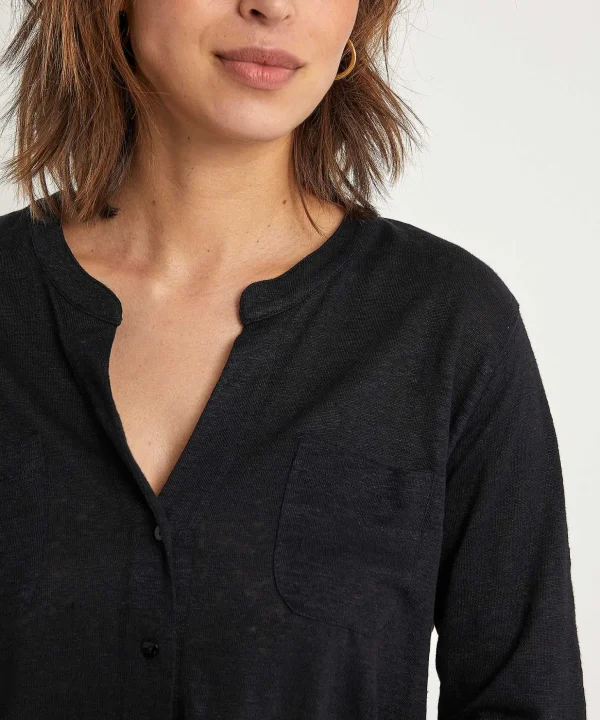Linen Blouse Shirt*GIULIA E TU Hot
