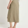 Linen Cargo Wrap Skirt*GIULIA E TU Hot