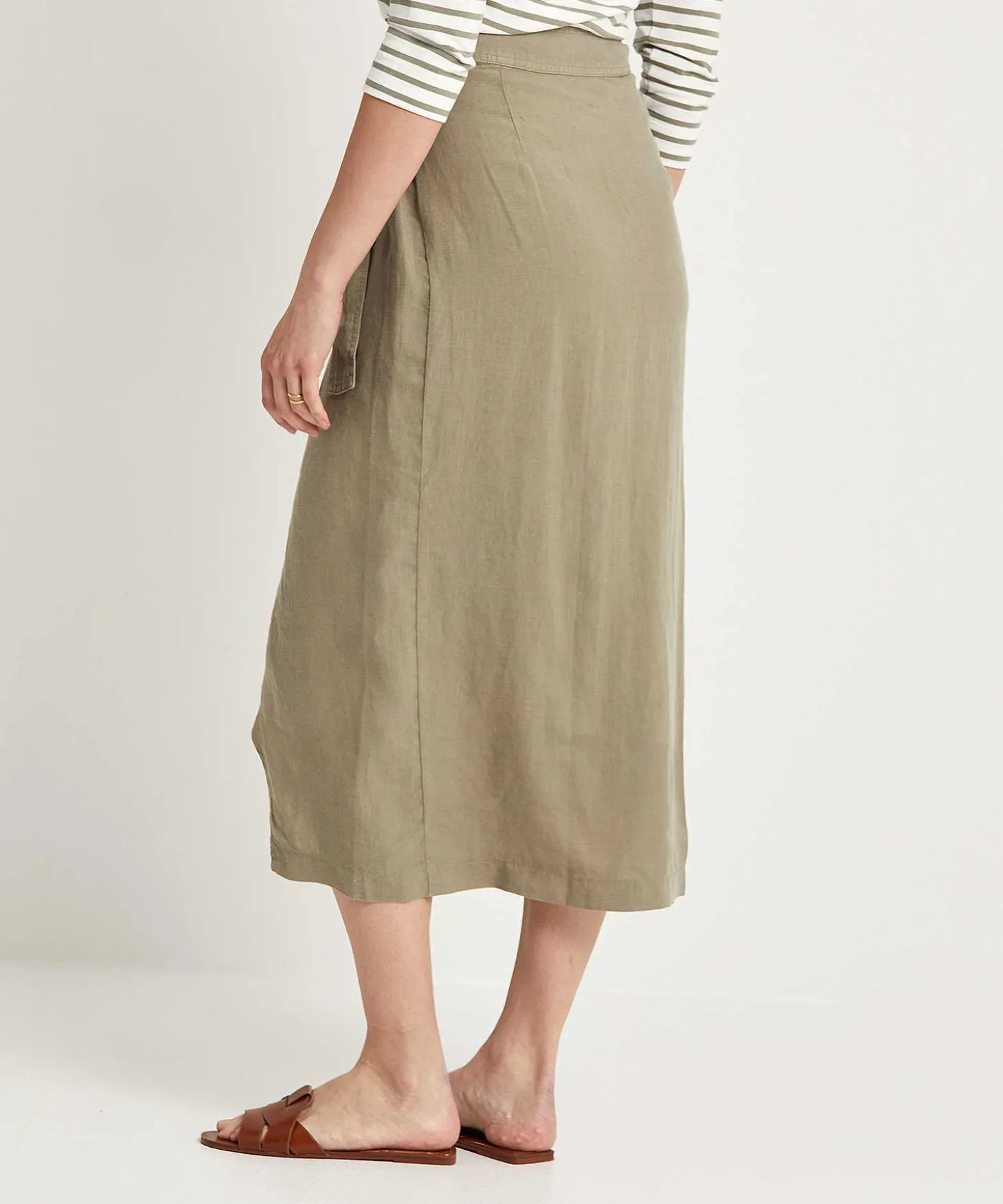 giulia_e_tu_linen_cargo_w_0.webp Linen Cargo Wrap Skirt*GIULIA E TU Hot