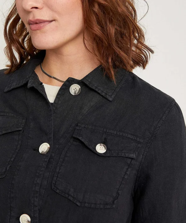 Linen Safari Shirt Jacket*GIULIA E TU Cheap
